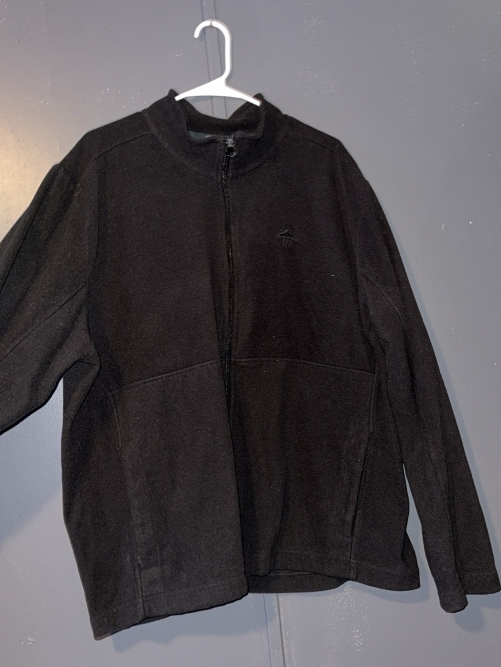 Men's Black Lightweight Full-Zip Shirt Jacket